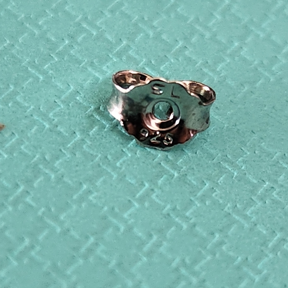 Suzy Levian Sterling Silver Cubic Zirconia Halo Stud Earrings - Picture 7 of 11